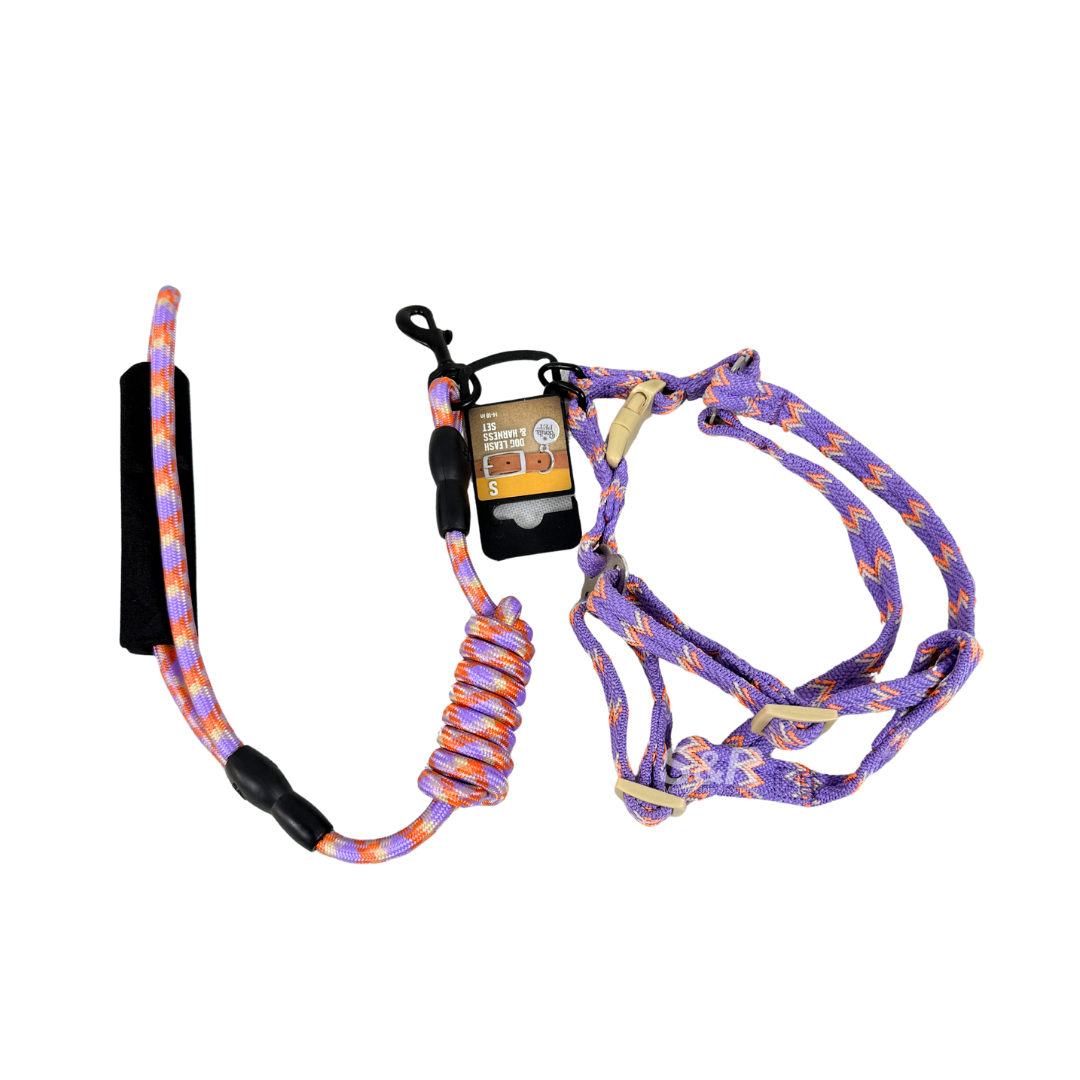 Bonita Pet Small Dog Leash & Harness Set